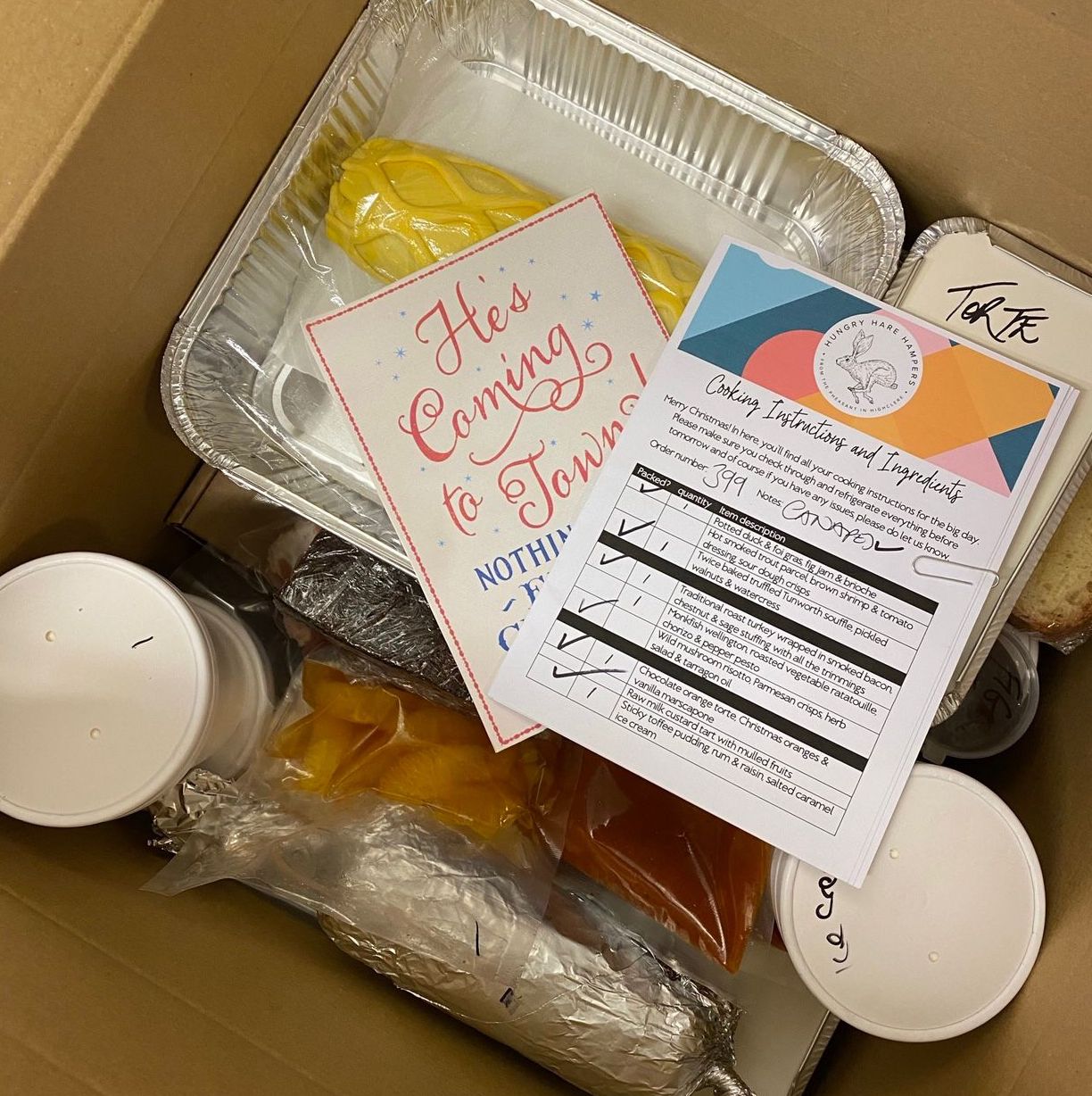 Christmas Day Dinner Hamper - Meal for 4
